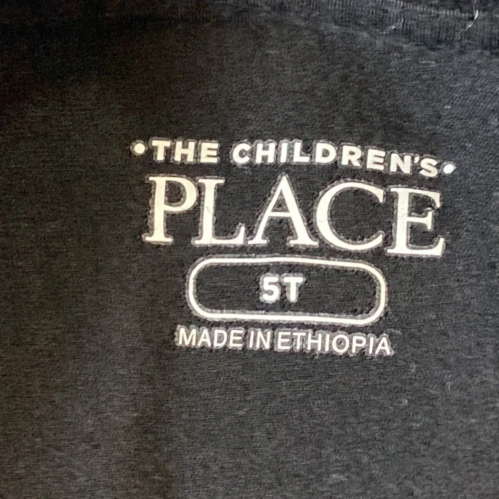 The Children’s Place Halloween shirt boys size 5 skeleton costume trick or treat